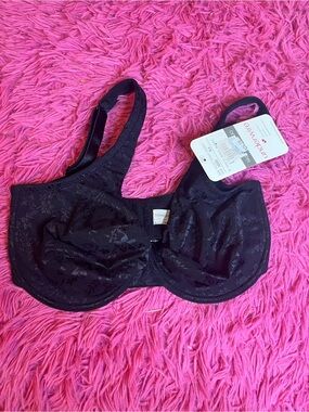 Fashion Bug Black Lace Underwire Bra